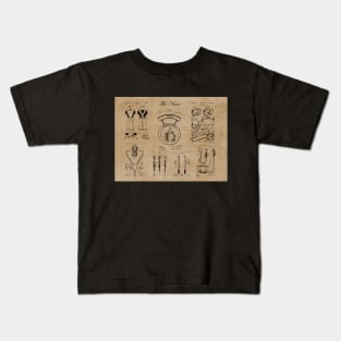 RN Nurse Gift - Vintage Patent Prints Kids T-Shirt